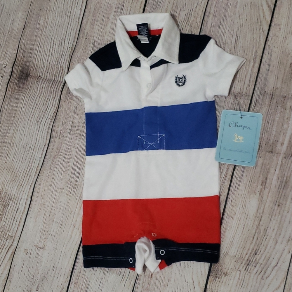 NWT chaps onesie | size 3m